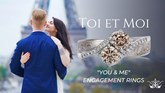 Two Stone Engagement Rings: It’s “Toi et Moi” Forever!